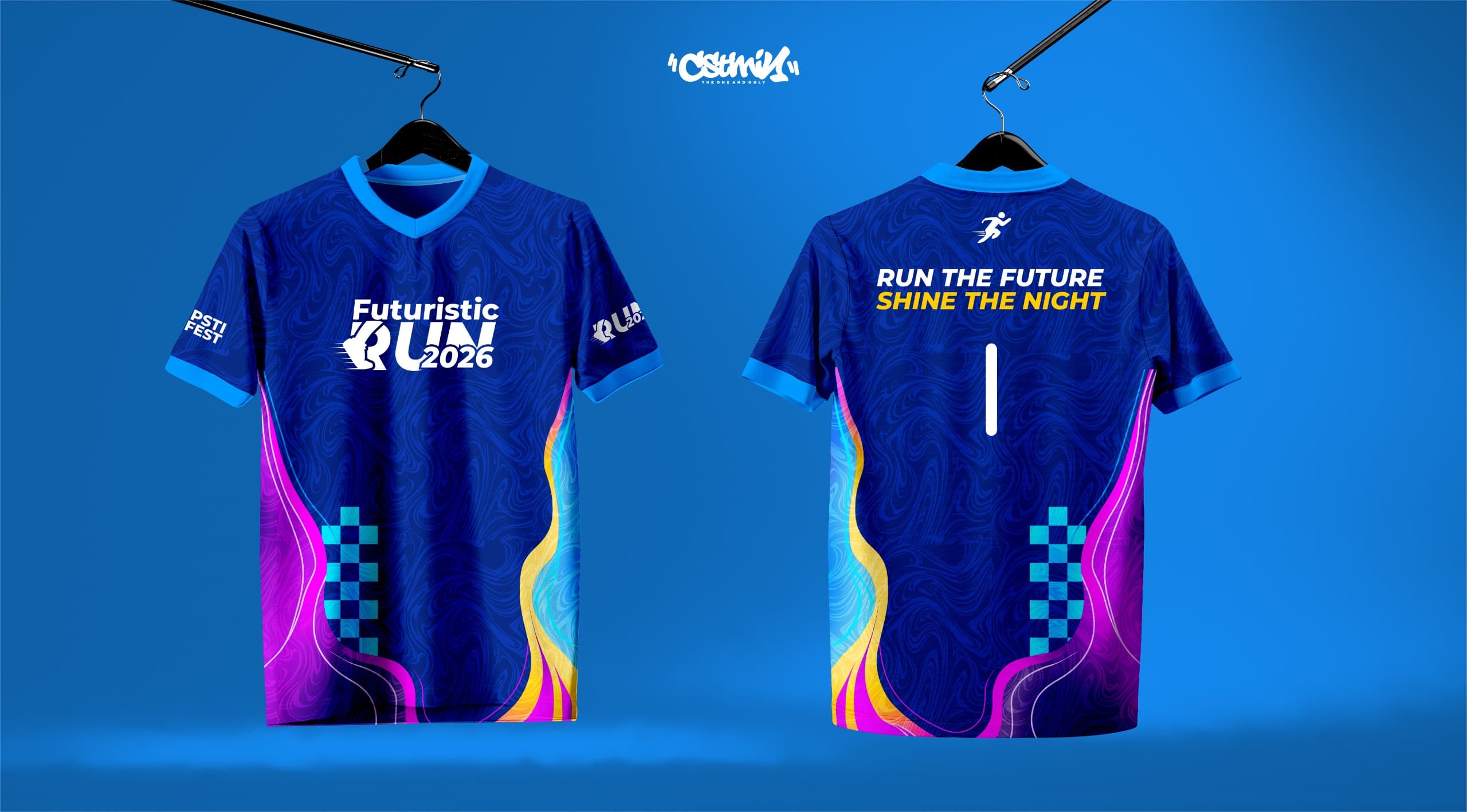 Banner jersey eksklusif Futuristic Run 2026